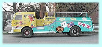 Subtle fire truck